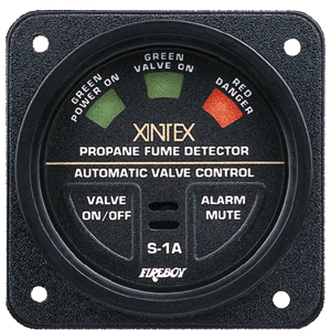 Xintex S-1A 2" Square Bezel Propane Detector w/Plug-In Sensor &