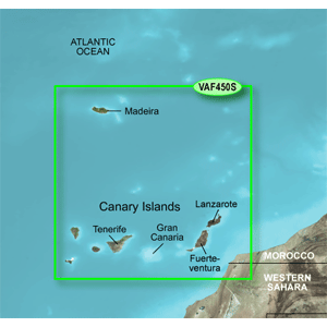 Garmin VAF450S - Madeira & Canary Islands - SD Card