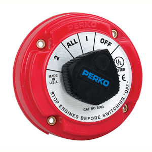 Perko 8503DP Medium Duty Battery Selector Switch w/Alternator Fi