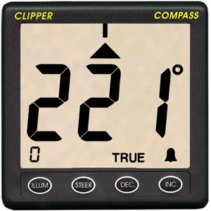 Clipper Compass System w/Removable Fluxgate Sensor
