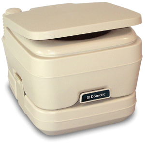 Dometic - 964 MSD Portable Toilet 2.5 Gallon Parchment