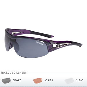 Tifosi Altar Interchangeable Lens Sunglasses - Crystal Purple