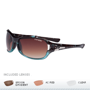 Tifosi Dea Interchangeable Lens Sunglasses - Blue Tortoise