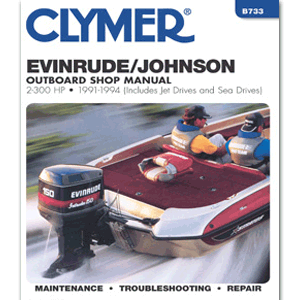 Clymer Evinrude/Johnson 2-300 HP Outboards (Includes Jet Drives