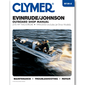 Clymer Evinrude/Johnson 2-70 HP Two-Stroke Outboards (Includes J