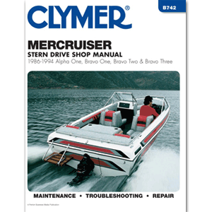Clymer MerCruiser Alpha One, Brave One, Two & Three Stern Drives