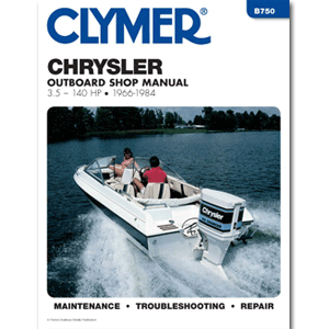 Clymer Chrysler 3.5-140 HP Outboards 1966-1984