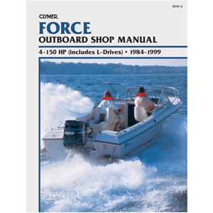 Clymer Force 4-150 HP Outboards (Includs L Drives) 1984-1999