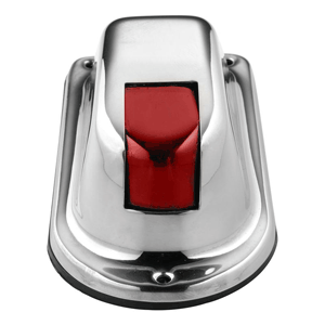 Attwood 1-Mile Vertical Mount, Red Sidelight - 12V - Stainless S