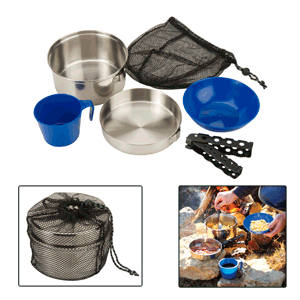 Coleman 1 Person Stainless Steel Mess Kit