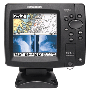 Humminbird 598ci HD SI Combo GPS Fishfinder w/Side Imaging