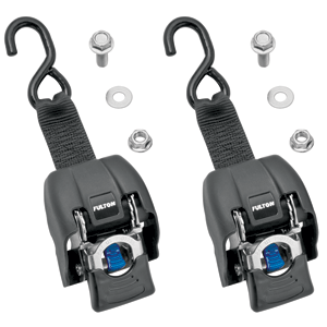 Fulton Marine Transom Retractable Ratchet Tie Downs (2-Pack) 2"